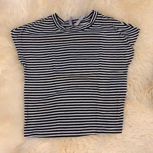 striped knit tee